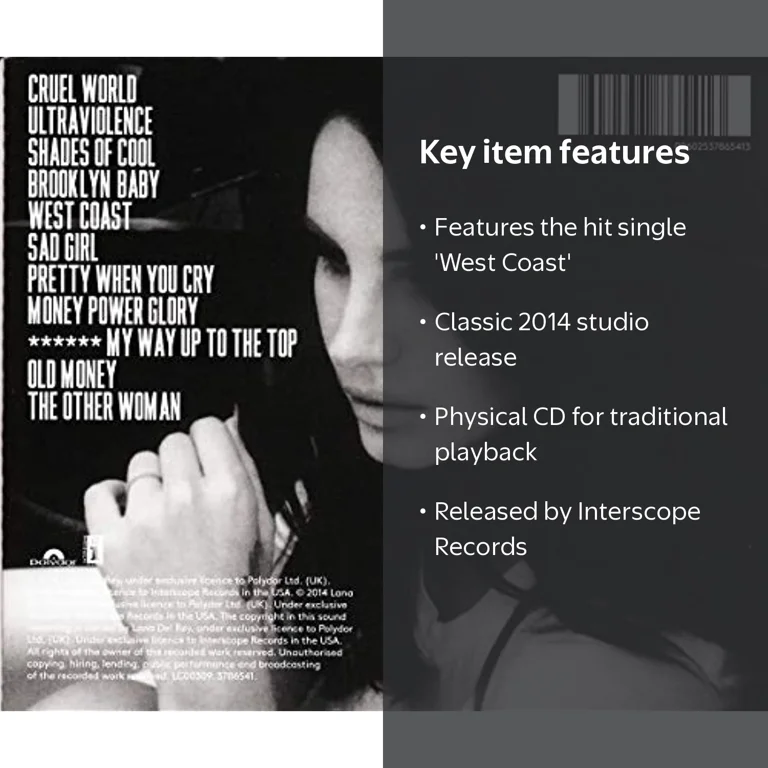 Lana Del Rey - Ultraviolence Album - Music & Performance - CD
