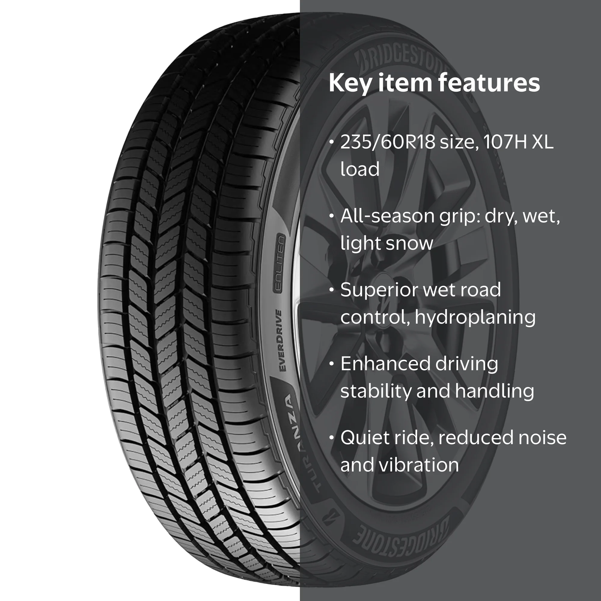 Bridgestone Turanza Everdrive All Season 235/60R18 107H XL SUV