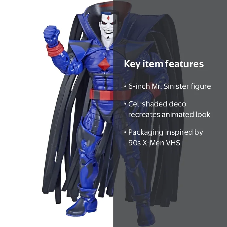 エックスメン　ミスター・シニスター　フィギュア Marvel, X-Men Animated Series Mr. Sinister Action Figure, 6 Inch