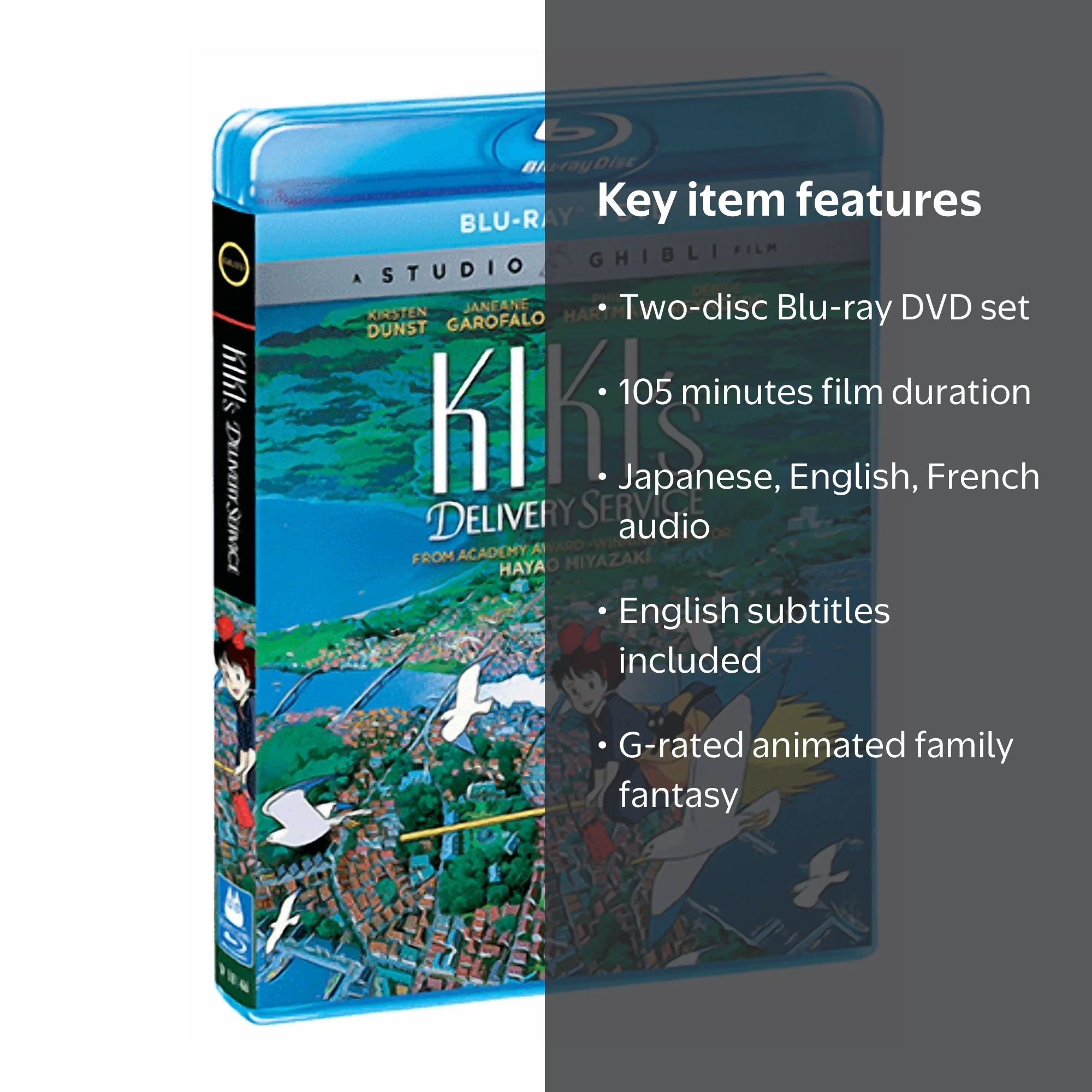 SDS, Kiki's Delivery Service, Blu-ray + DVD, Animation Family
