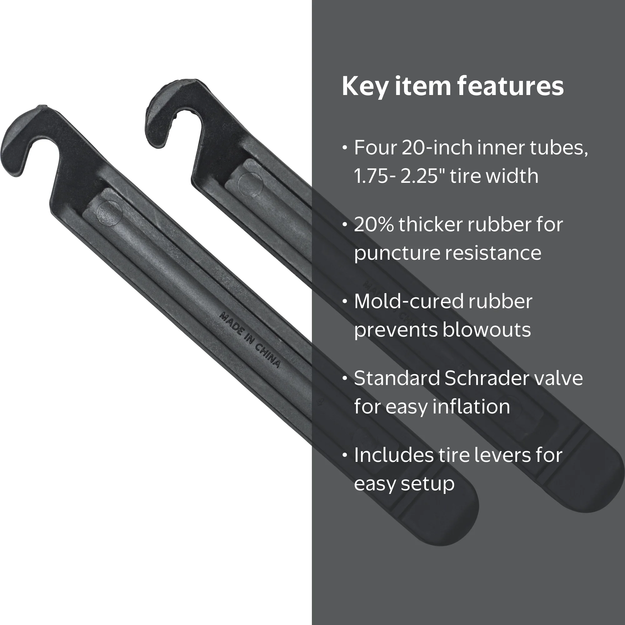 Blackburn Heavy Duty 20 Bike Inner Tube - Schrader Valve - Walmart.com