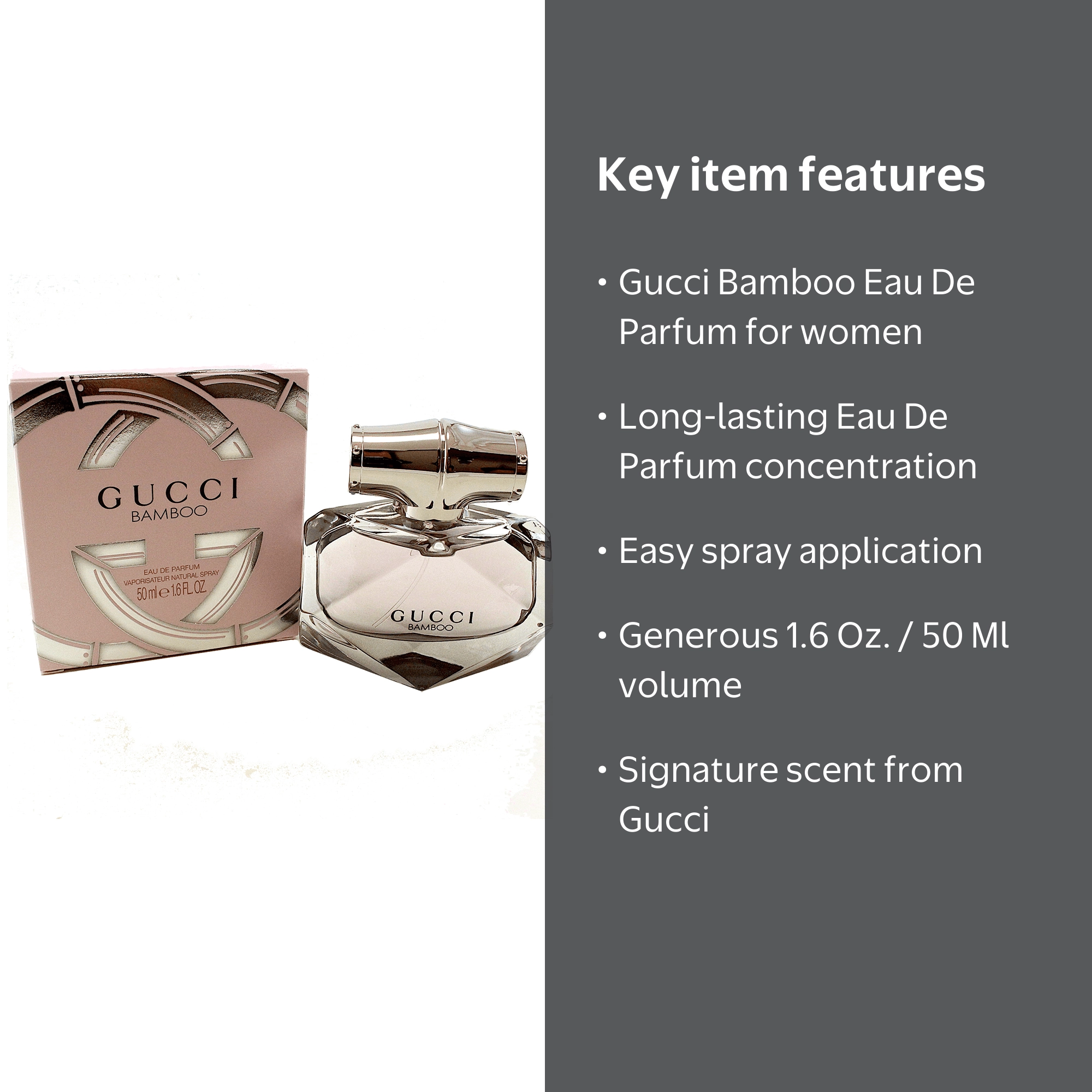 Gucci Bamboo Pour Femme Eau De Parfum Spray for Women, Woody