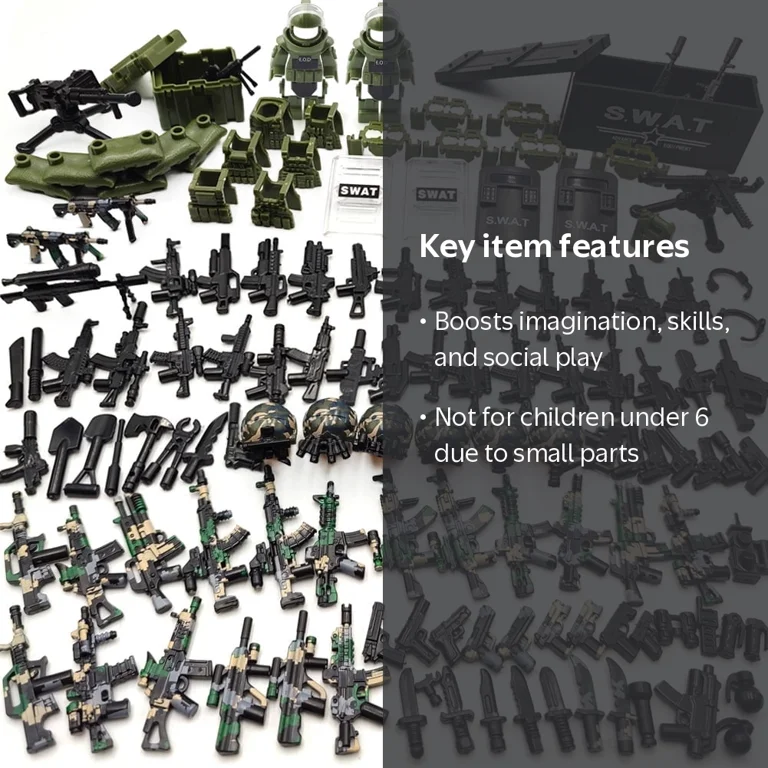 ZHX Military Building Block Toys Camouflage Kits Battle