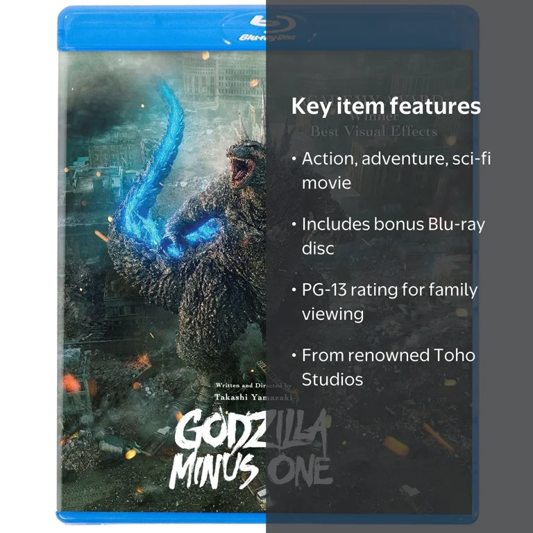 SDS, Blu-ray, Godzilla Minus One, Post-war Japan, PG-13 - Walmart.com