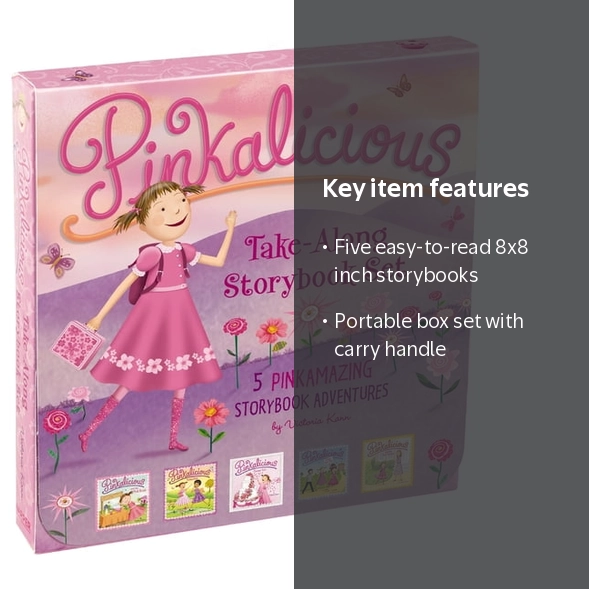 Victoria Kann Take-Along Storybook Set, Pinkalicious 5 Book