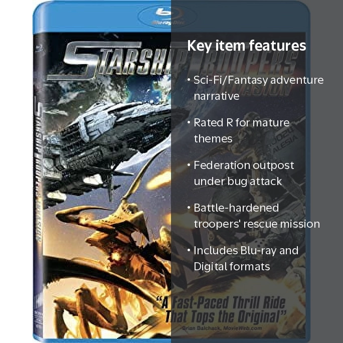 New Starship Troopers: Invasion (Blu-ray + Digital) - Walmart.com