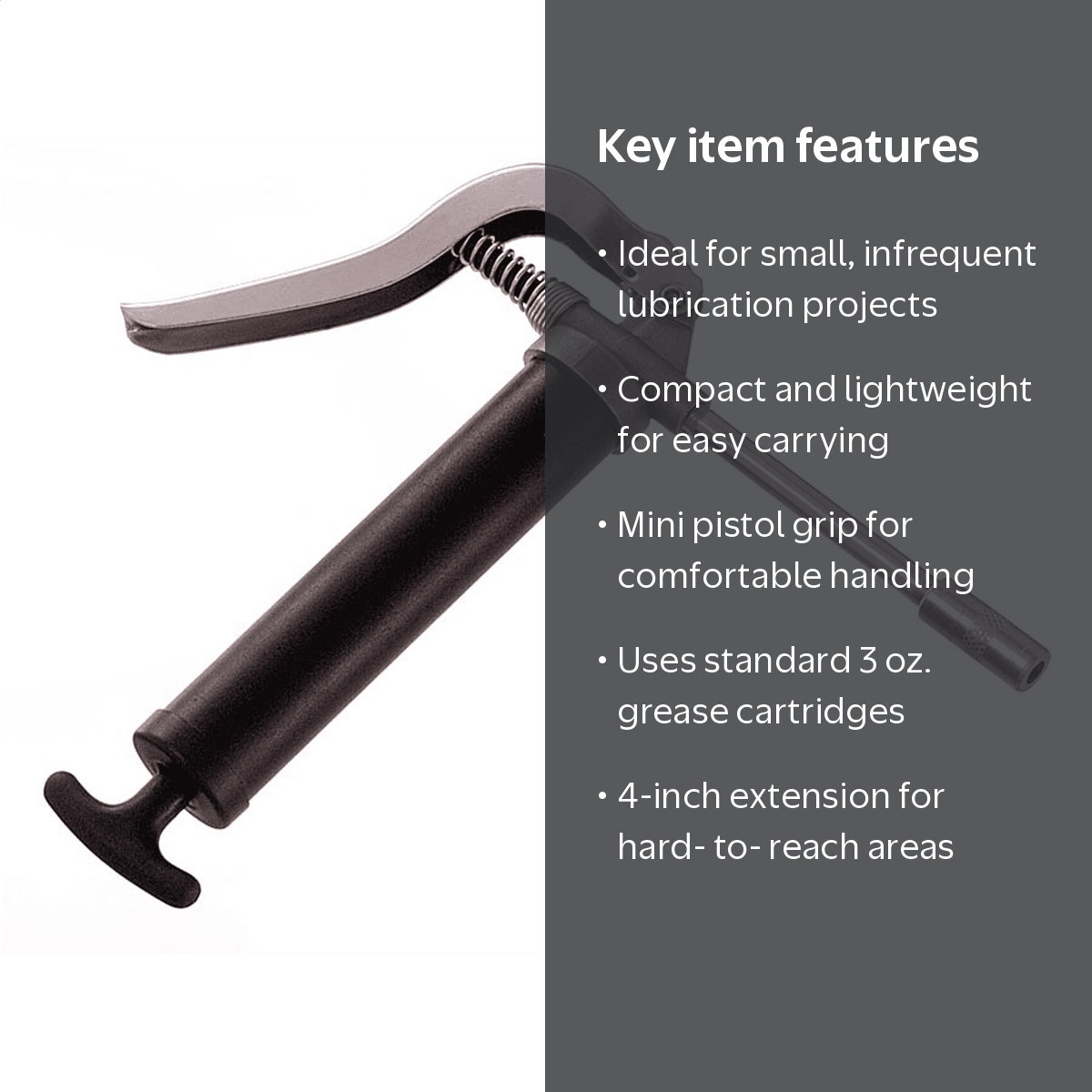 Lincoln G110 - Mini Pistol Grip Grease Gun - Walmart.com