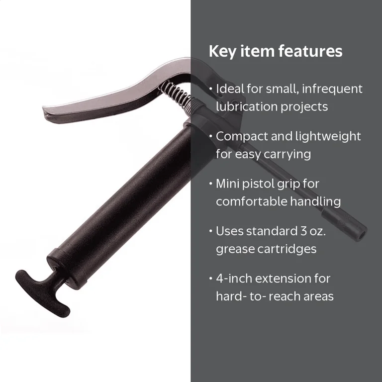 Lincoln G110 - Mini Pistol Grip Grease Gun - Walmart.com