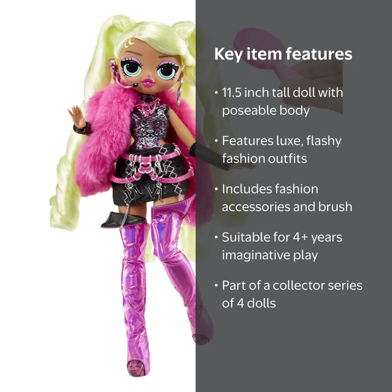 LOL Surprise OMG Diva Doll with 15 Surprises, Outfits, Accessories