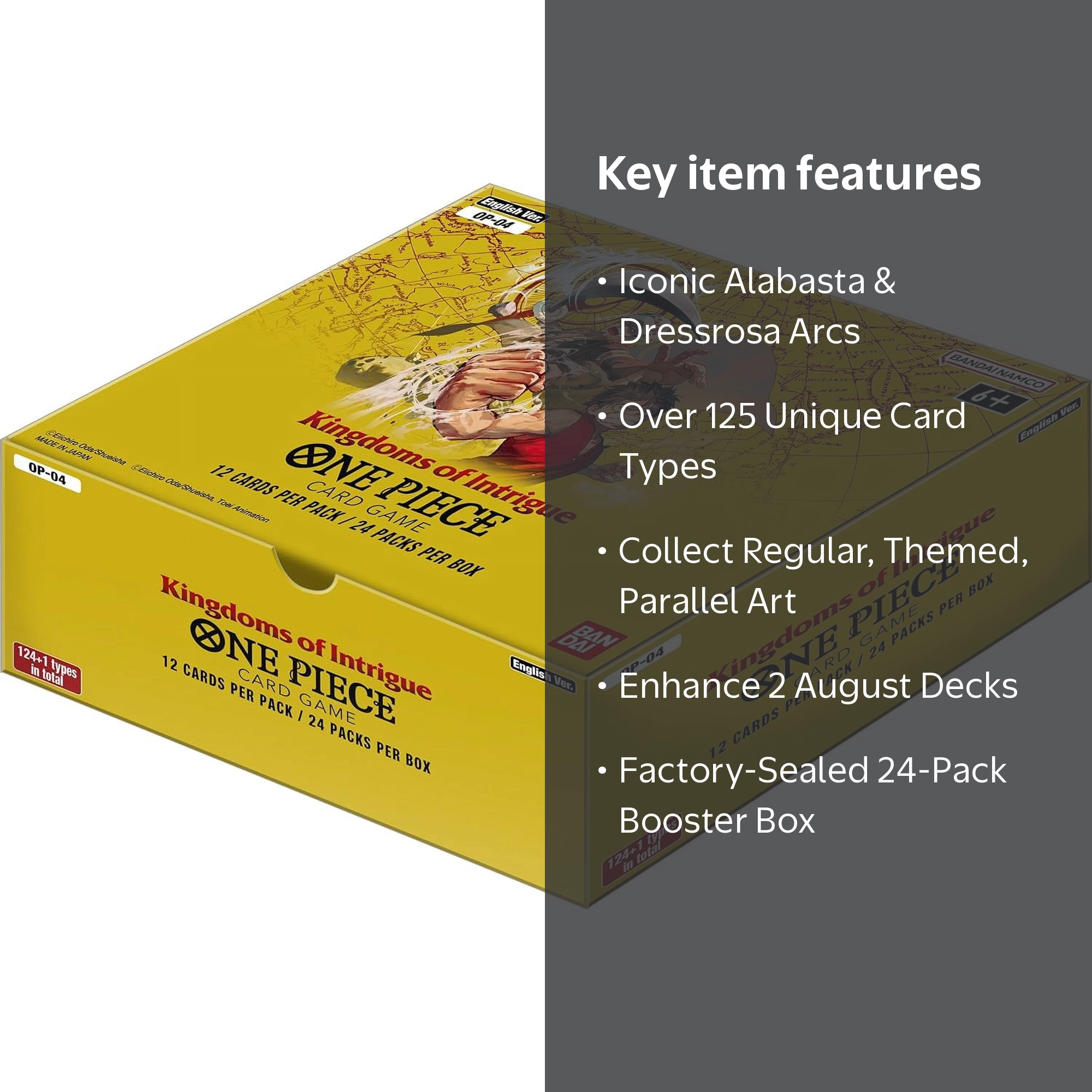 One Piece OP-04 Kingdoms of Intrigue (Booster Box) - Walmart.com