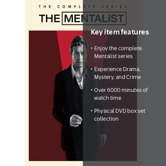 Warner Bros., The Mentalist: The Complete Series, DVD, Assorted