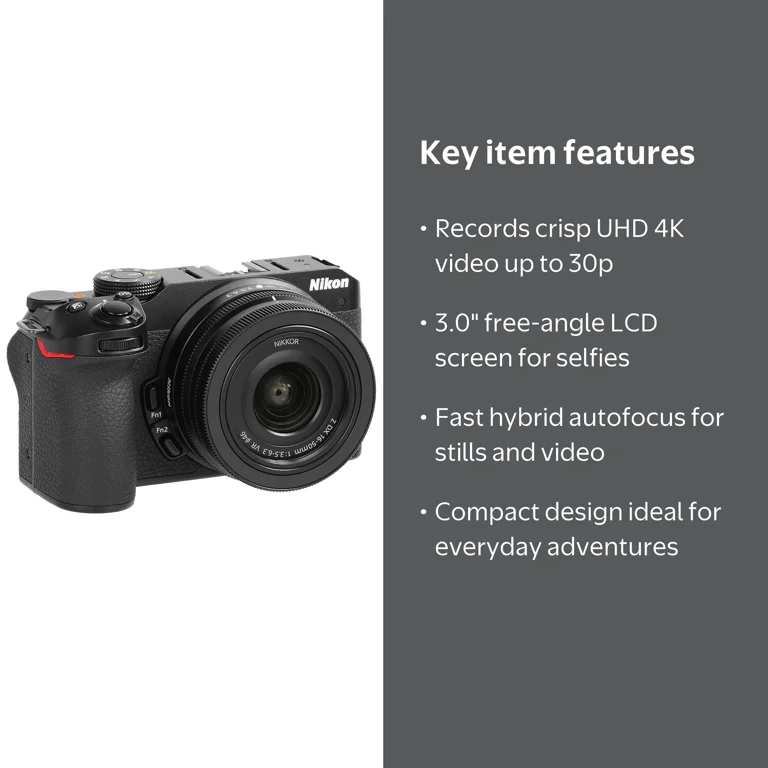 Nikon Z30 Professional Mirrorless Camera with DX 16-50mm Lens Kit