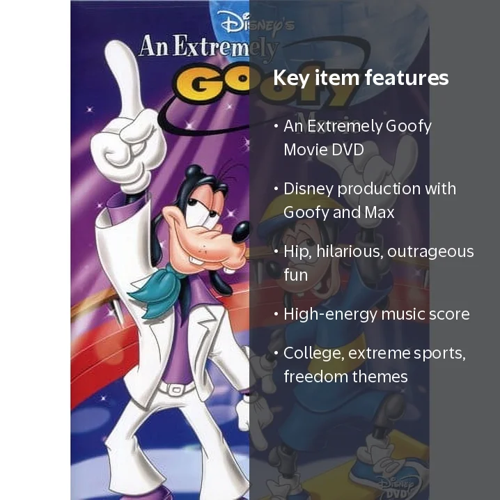 Disney, DVD, An Extremely Goofy Movie, Kids & Family Disney