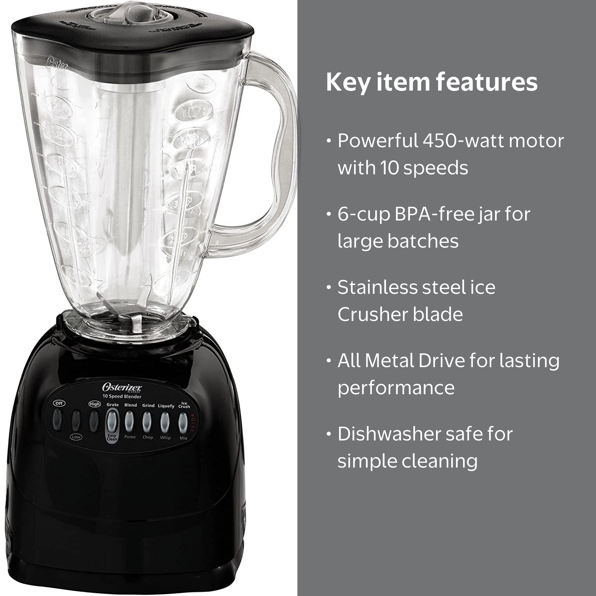 キッチン家電 Oster Urban Series 450W Blender Blenders & Juicers | Oster
