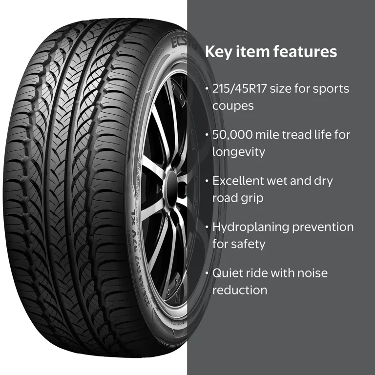 Kumho Ecsta PA31 UHP 215/45R17 91V XL Passenger Tire - Walmart.com