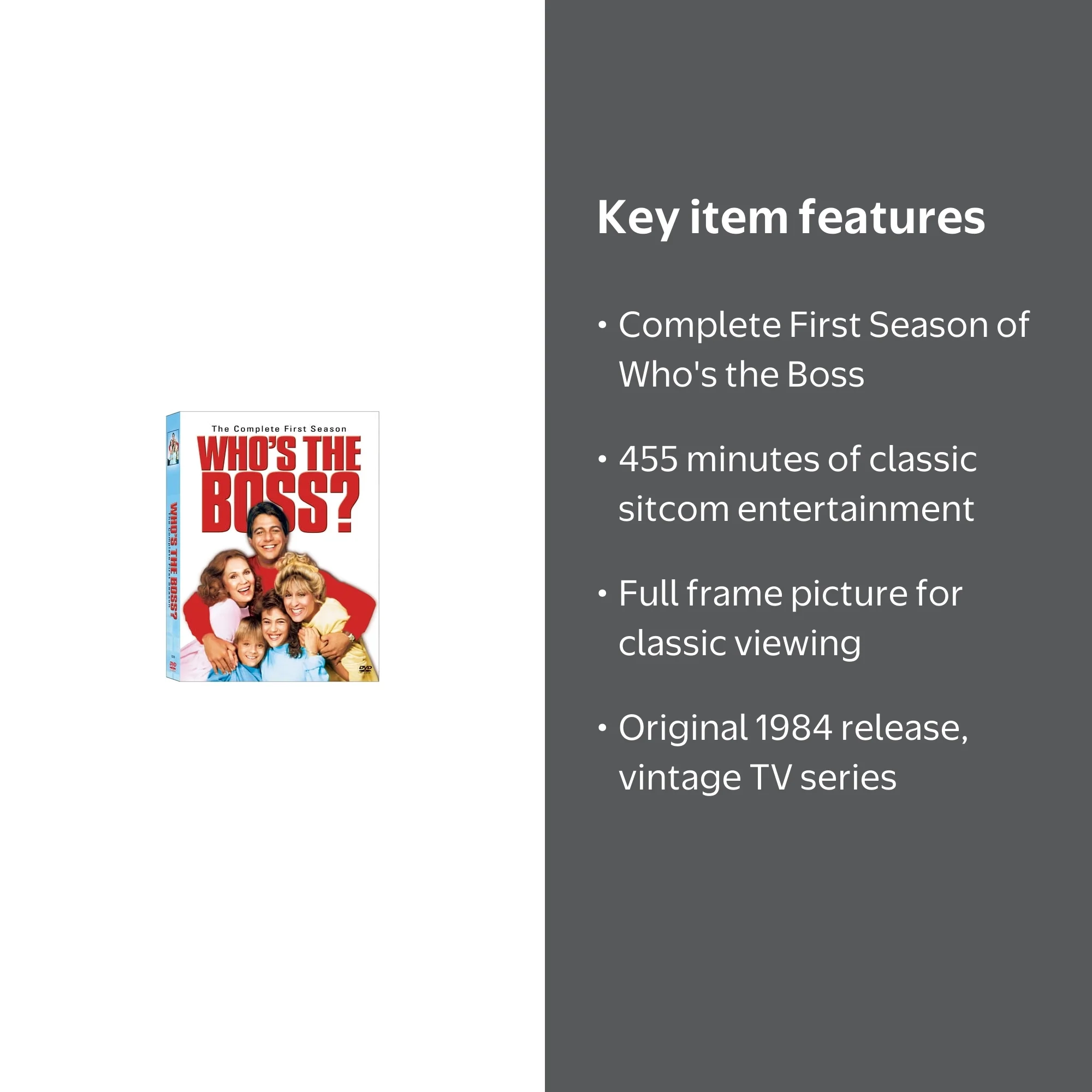 Sony Pictures Entertainment, DVD, Who's the Boss: The Complete