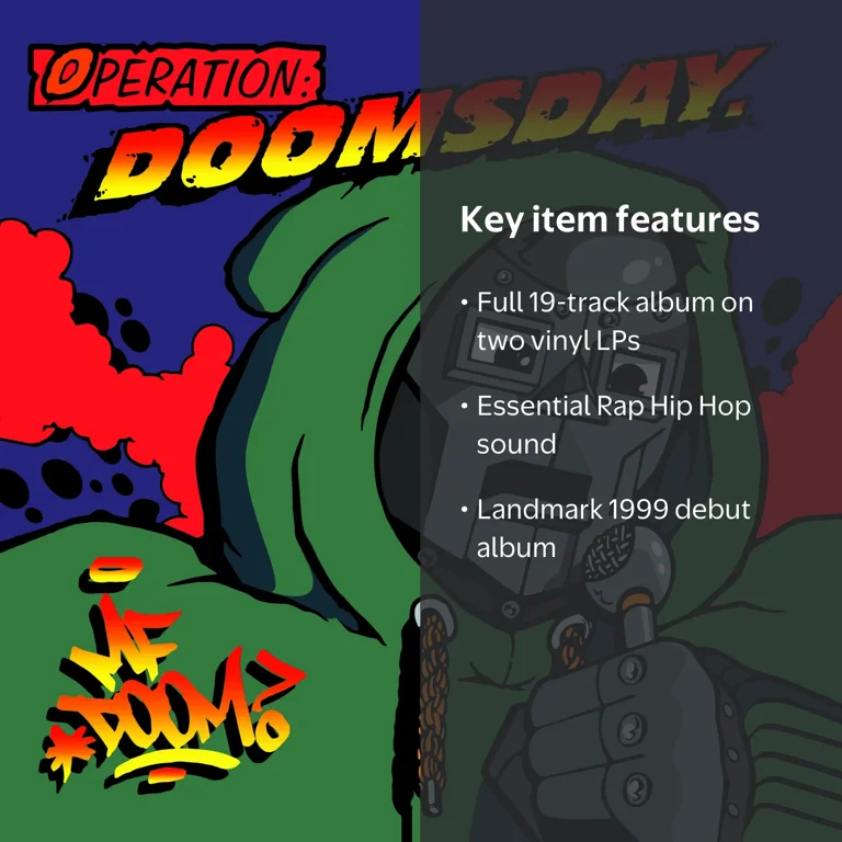 SC, Operation Doomsday Vinyl, 2LP, Underground Hip Hop - Walmart.com