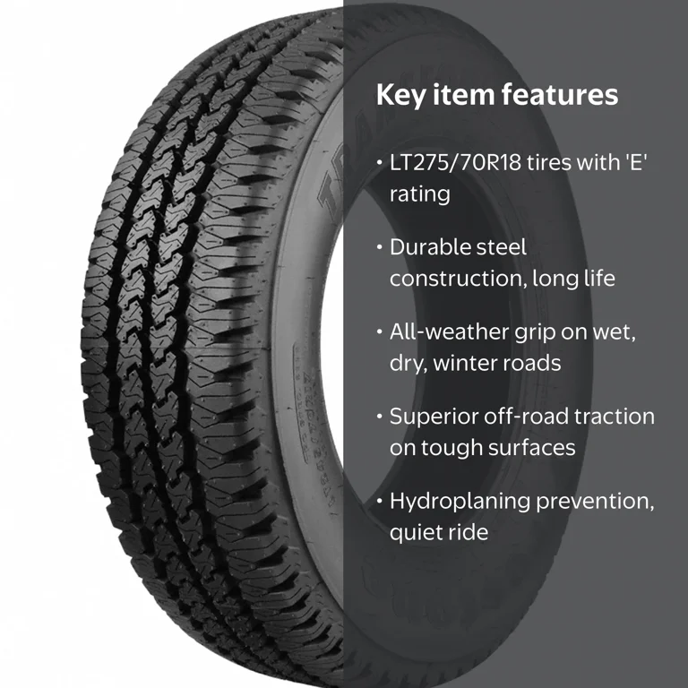 Firestone Transforce AT All Terrain LT275/70R18 125/122S E Light