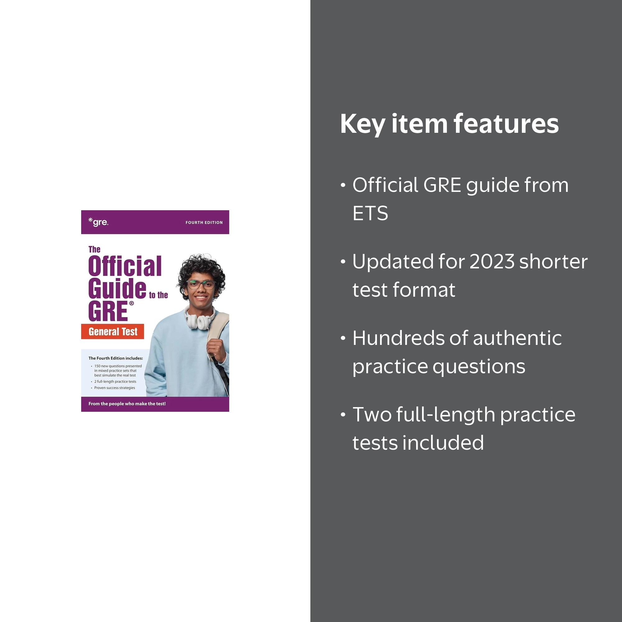 The Official Guide to the GRE Test, Fourth Edition, (Paperback