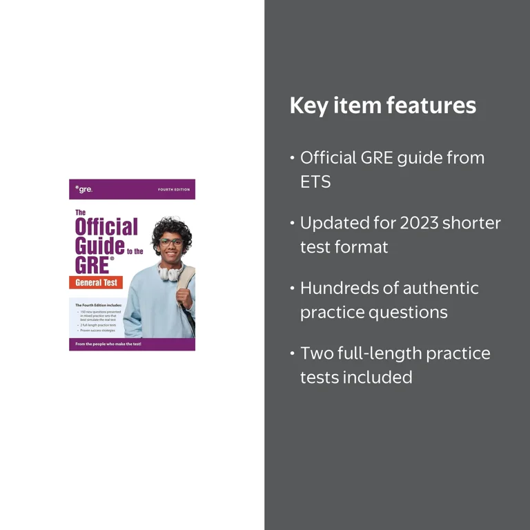 The Official Guide to the GRE Test, Fourth Edition, (Paperback