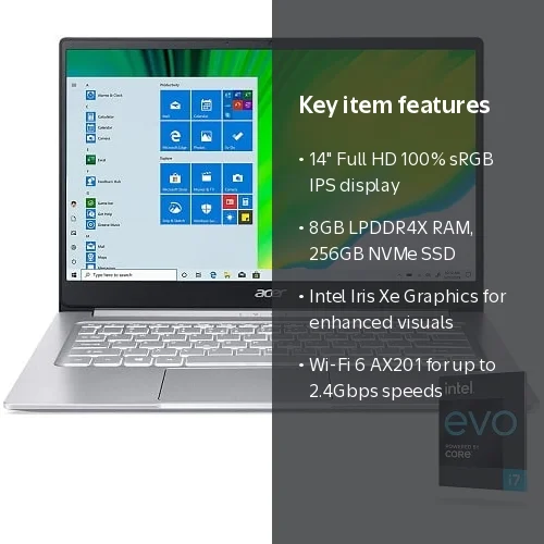 Free Shipping! \New Acer Swift 3 SF314-59-75QC Laptop - 14