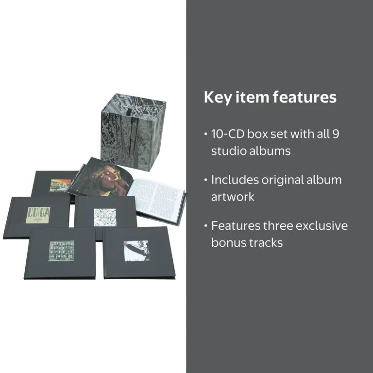Led Zeppelin CD 全7枚セット Music CD Led Zeppelin The Complete Studio Recordings, 10 CD Box
