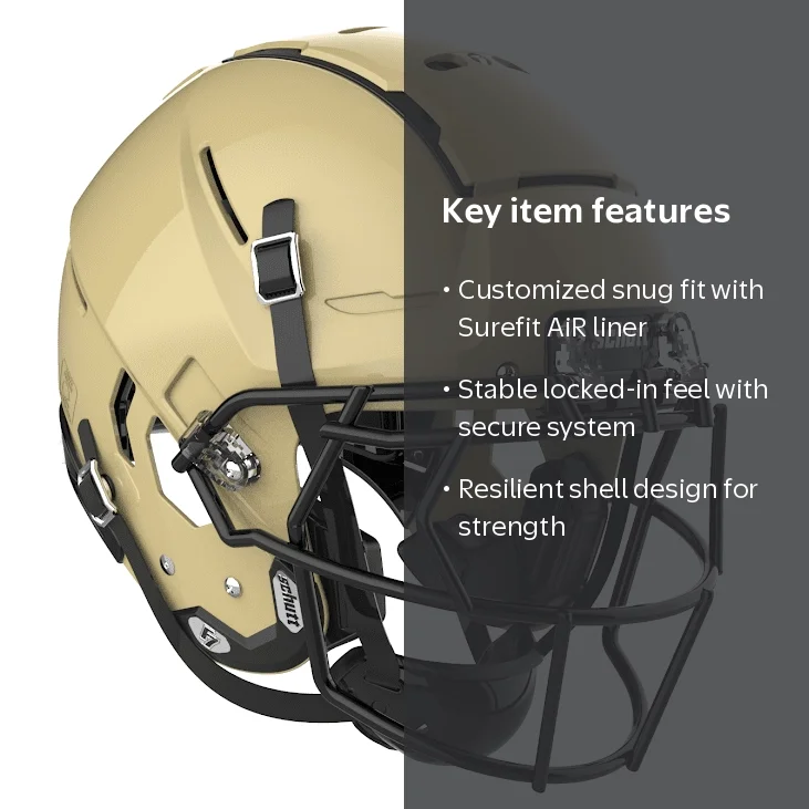 Schutt F7 VTD Collegiate Mサイズ フェイスガード付 Schutt F7 VTD Adult Football Helmet - Collegiate Package (M