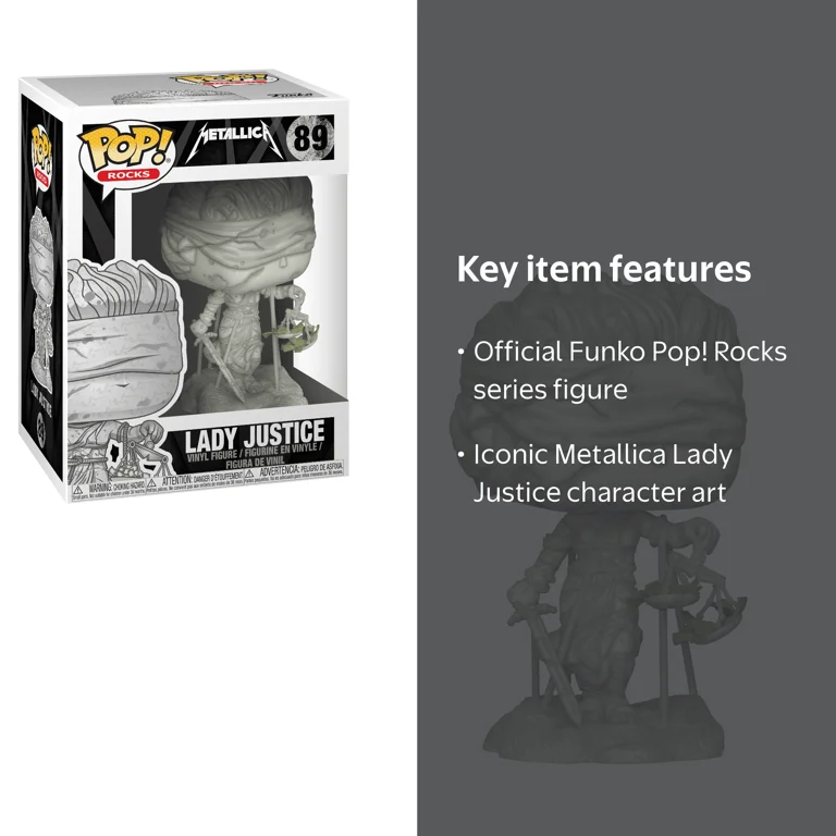 Funko Pop! Rocks: Metallica - Lady Justice Collectible Figure