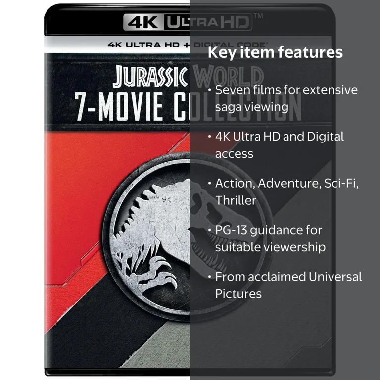 SDS, Jurassic World 7-Movie Collection, UHD, Digital - Walmart.com