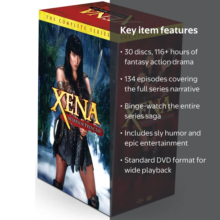 Xena: Warrior Princess - Complete Series on 30 DVDs, Fantasy