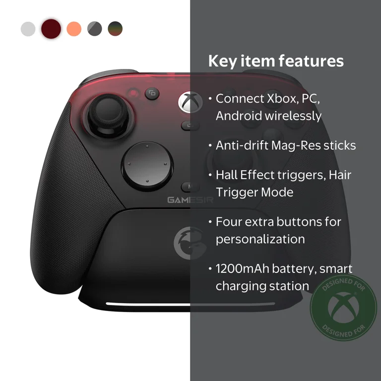GameSir, G7 Pro TRI-MODE Xbox Wireless Controller, Shadow Ember
