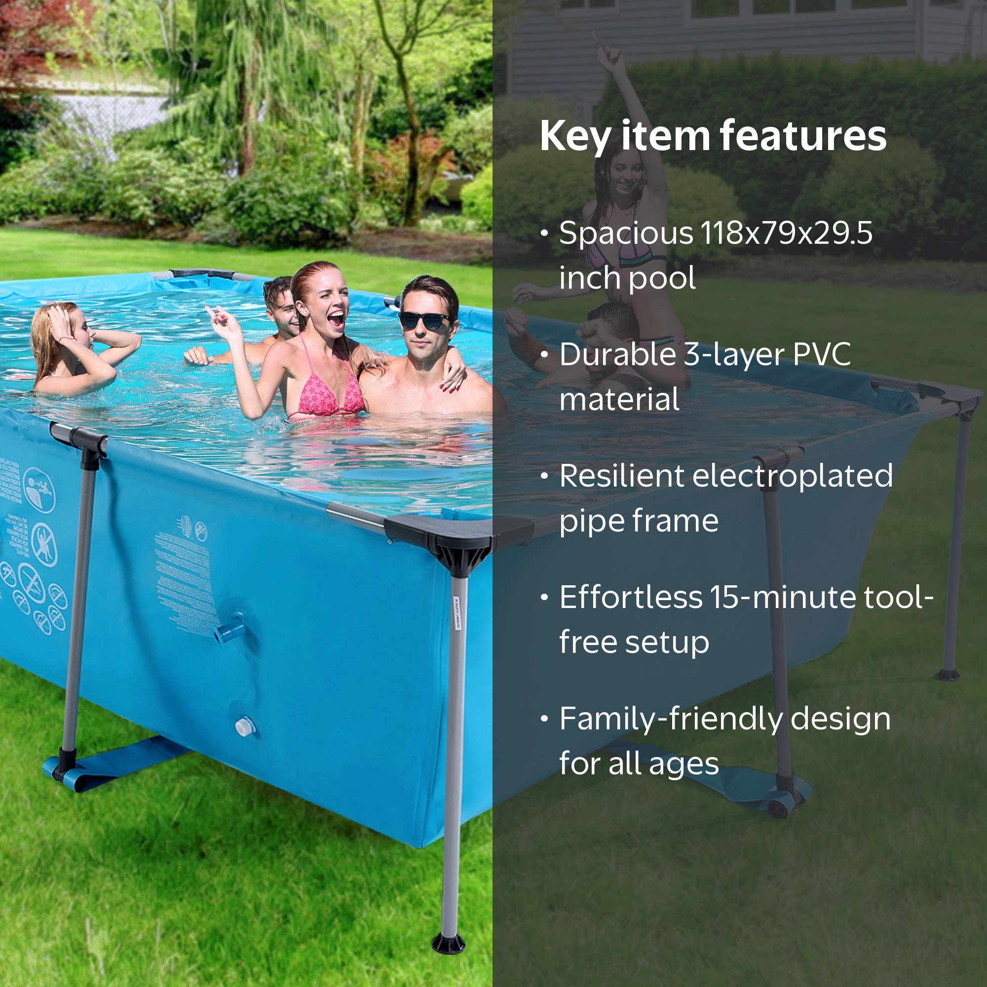 Naipo 10 ft Swimming Pool, 118