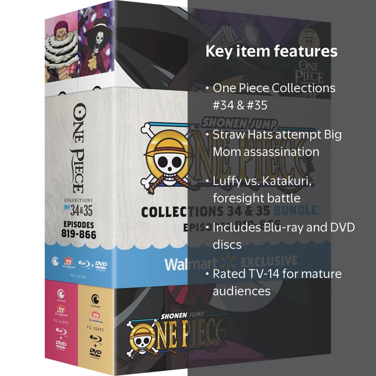 One Piece Bundle #34-#35 (Blu-ray + DVD) Crunchyroll, Action
