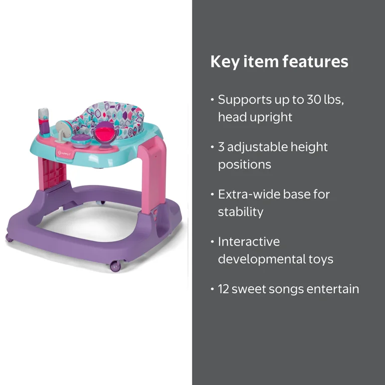 ♡bebe♡　0617 Safety 1st Ready, Set, Walk! DX Developmental Baby Walker with