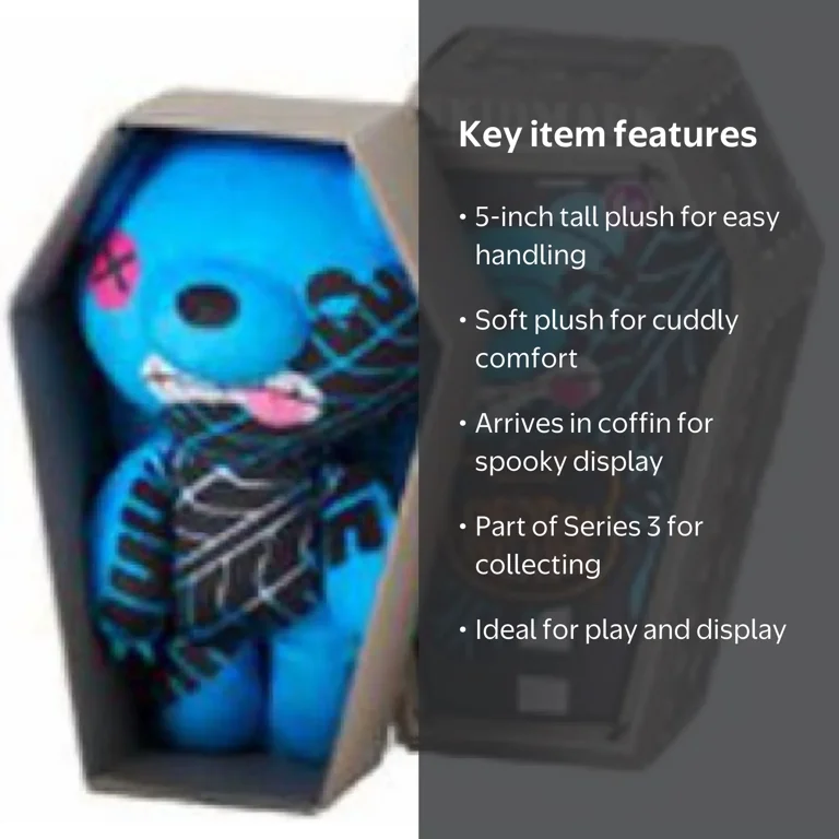 Deddy Bears Coffin Series 3 Skidmark Plush - Walmart.com