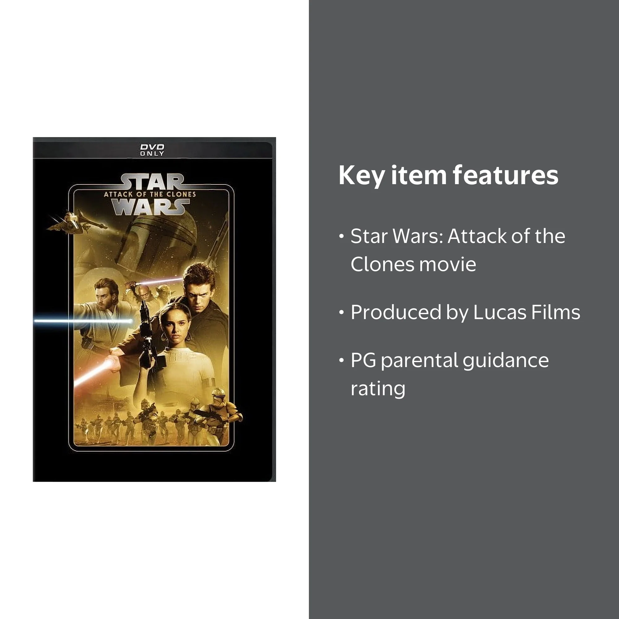 Star Wars: Episode II: Attack of the Clones - Walmart.com