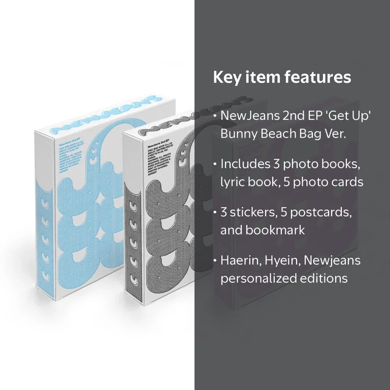NewJeans 2nd EP Get Up Bunny Beach Bag Ver., 2023 EP, K-Pop