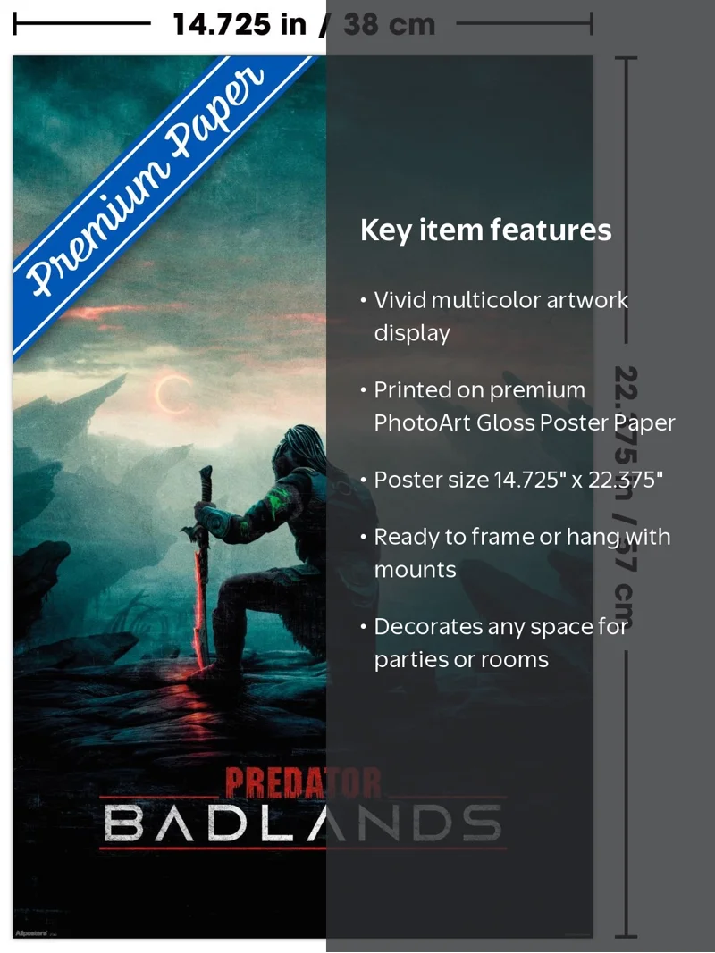 Predator: Badlands (2025) - Kneel One Sheet Wall Poster, 14.725