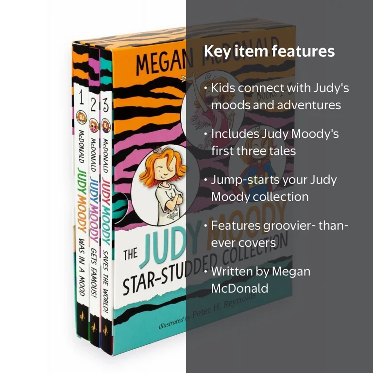 Megan McDonald, Judy Moody Book Collection, 1-3 Hardcover