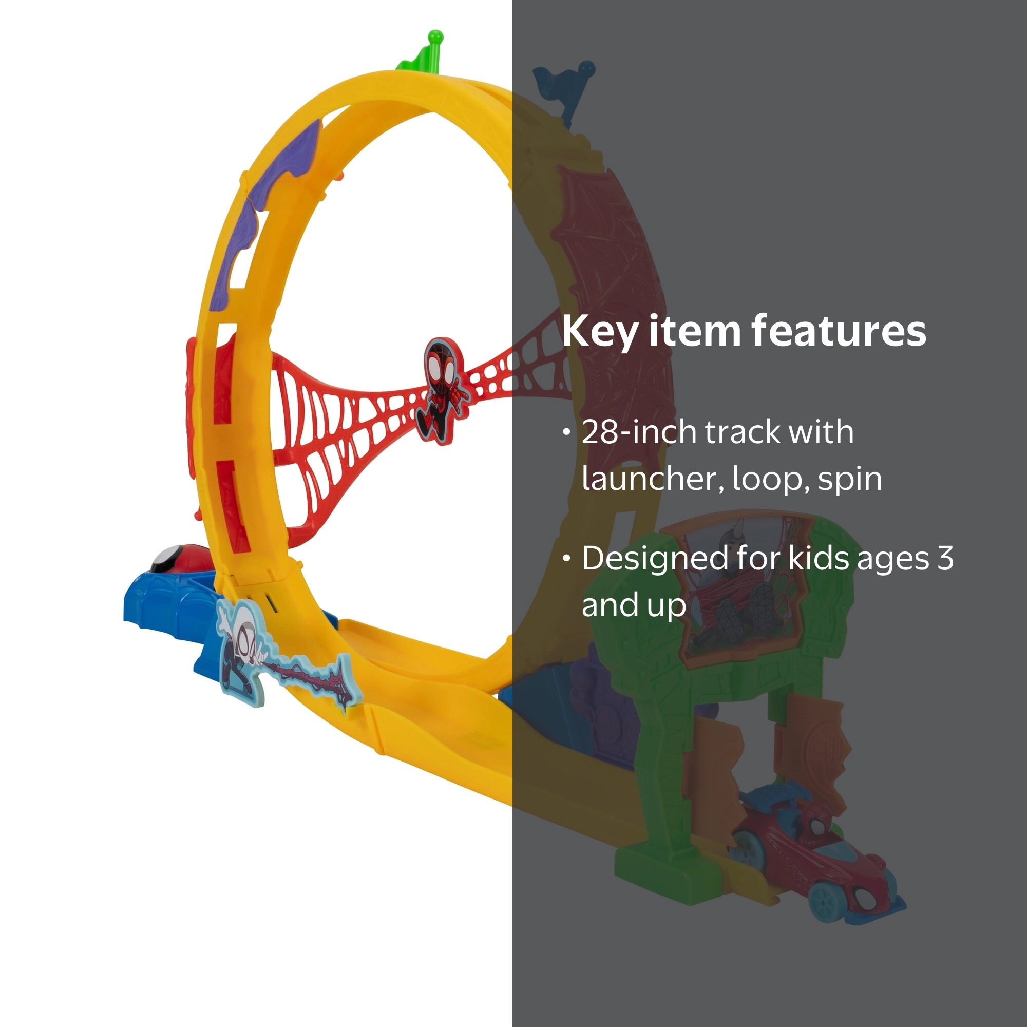 Marvel Spidey and His Amazing Friends Super Loop Track Set, 28