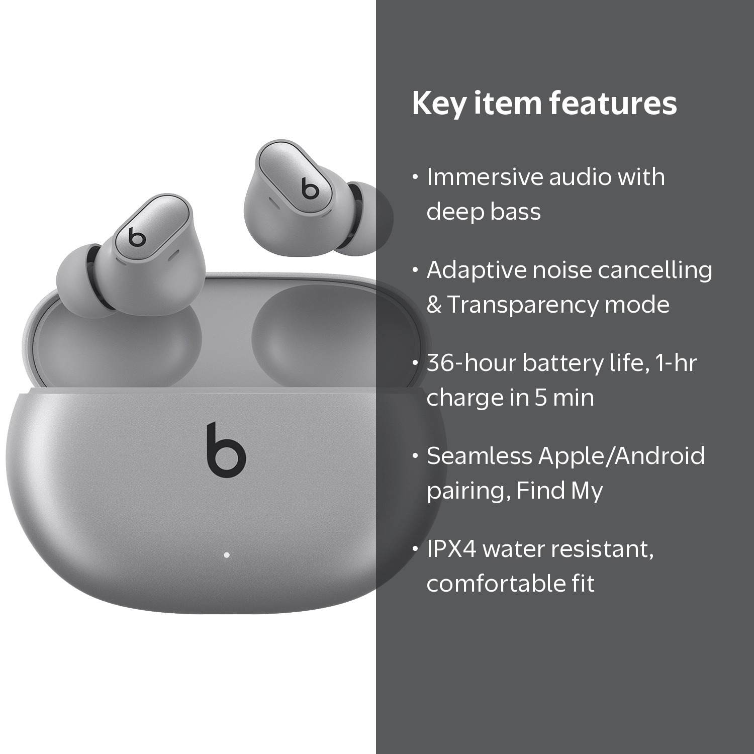 Beats Studio Buds + True Wireless Noise Cancelling Earbuds