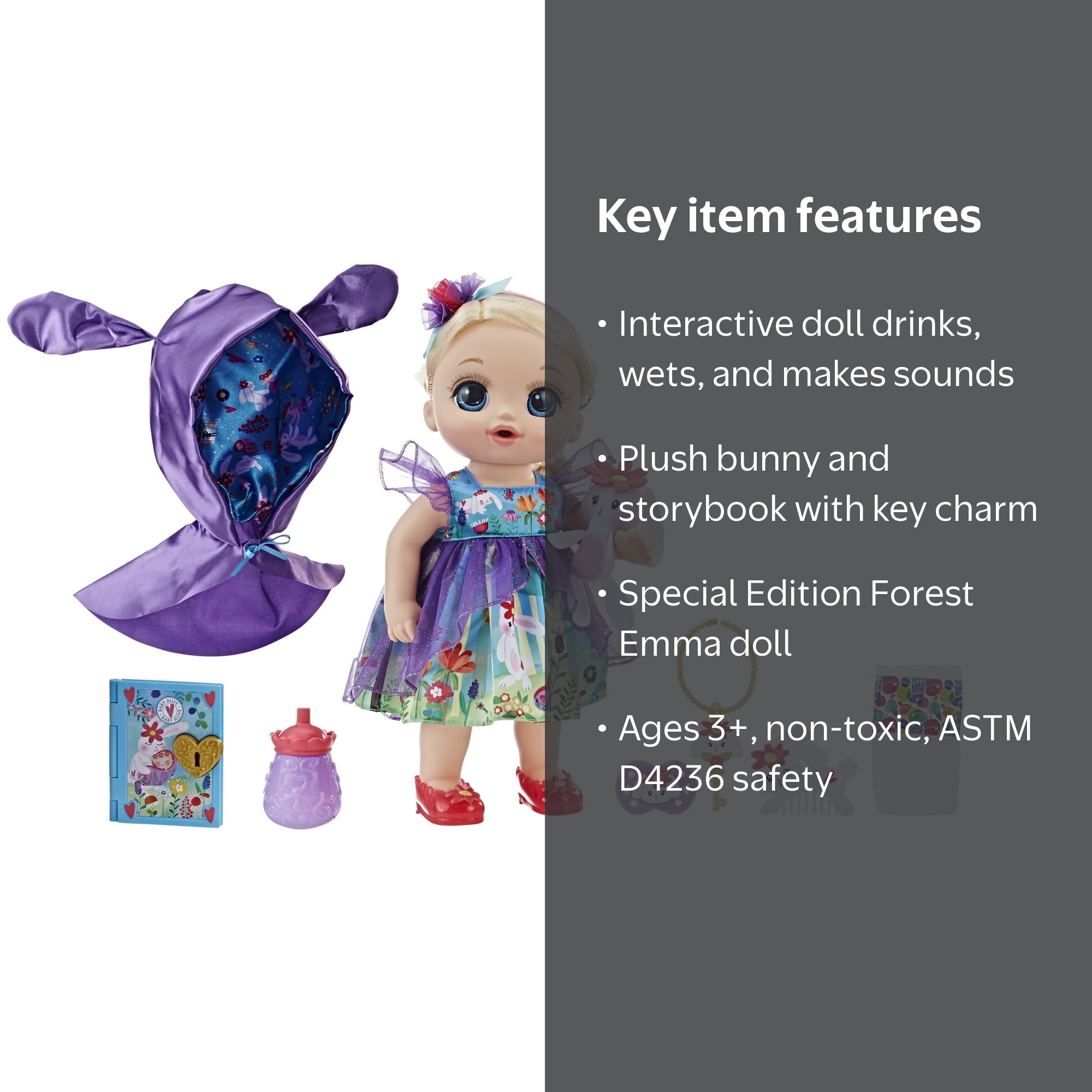 Baby Alive Once Upon a Baby: Forest Tales Forest Emma (Blonde