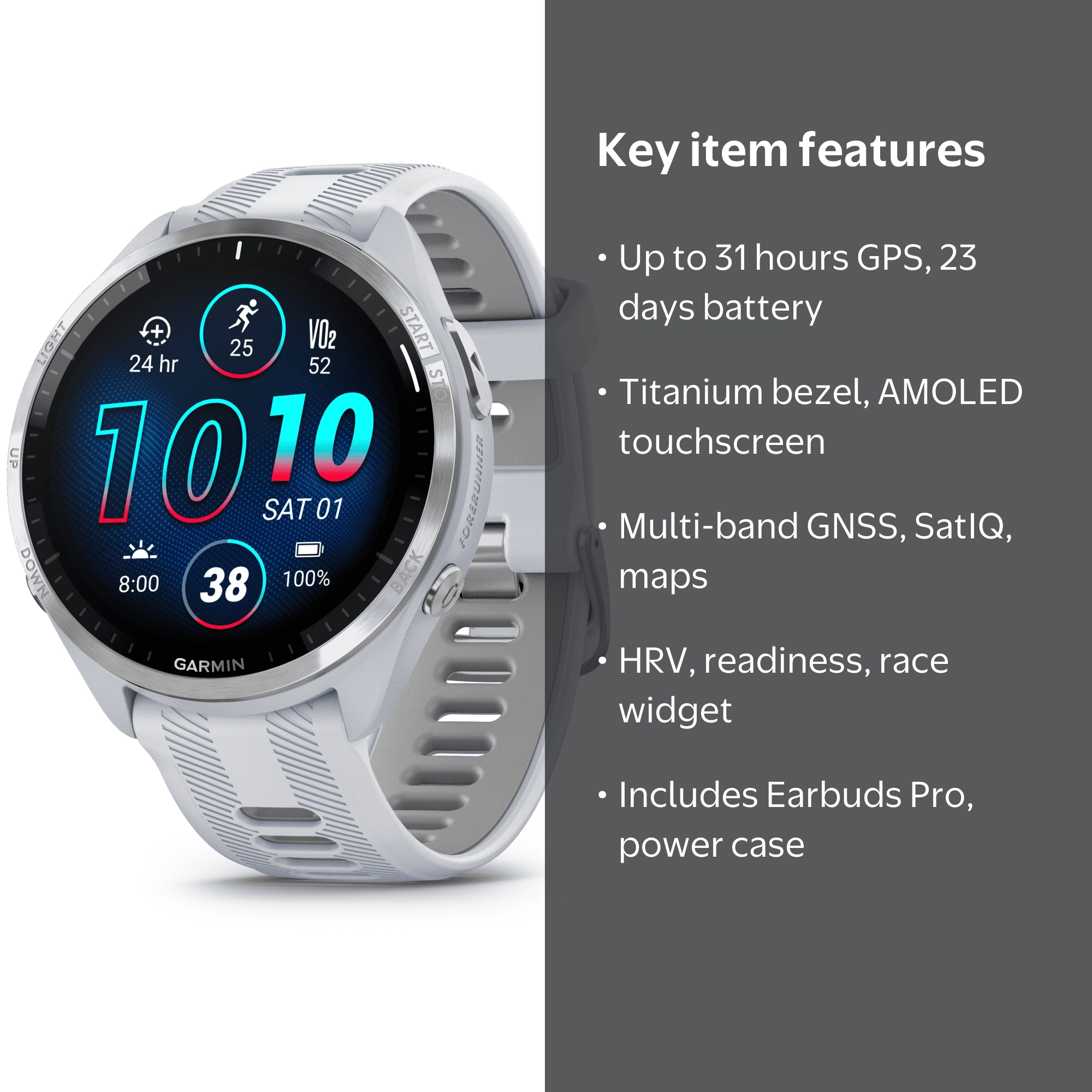 Garmin Forerunner 965 Premium GPS Running and Triathlon Smartwatch