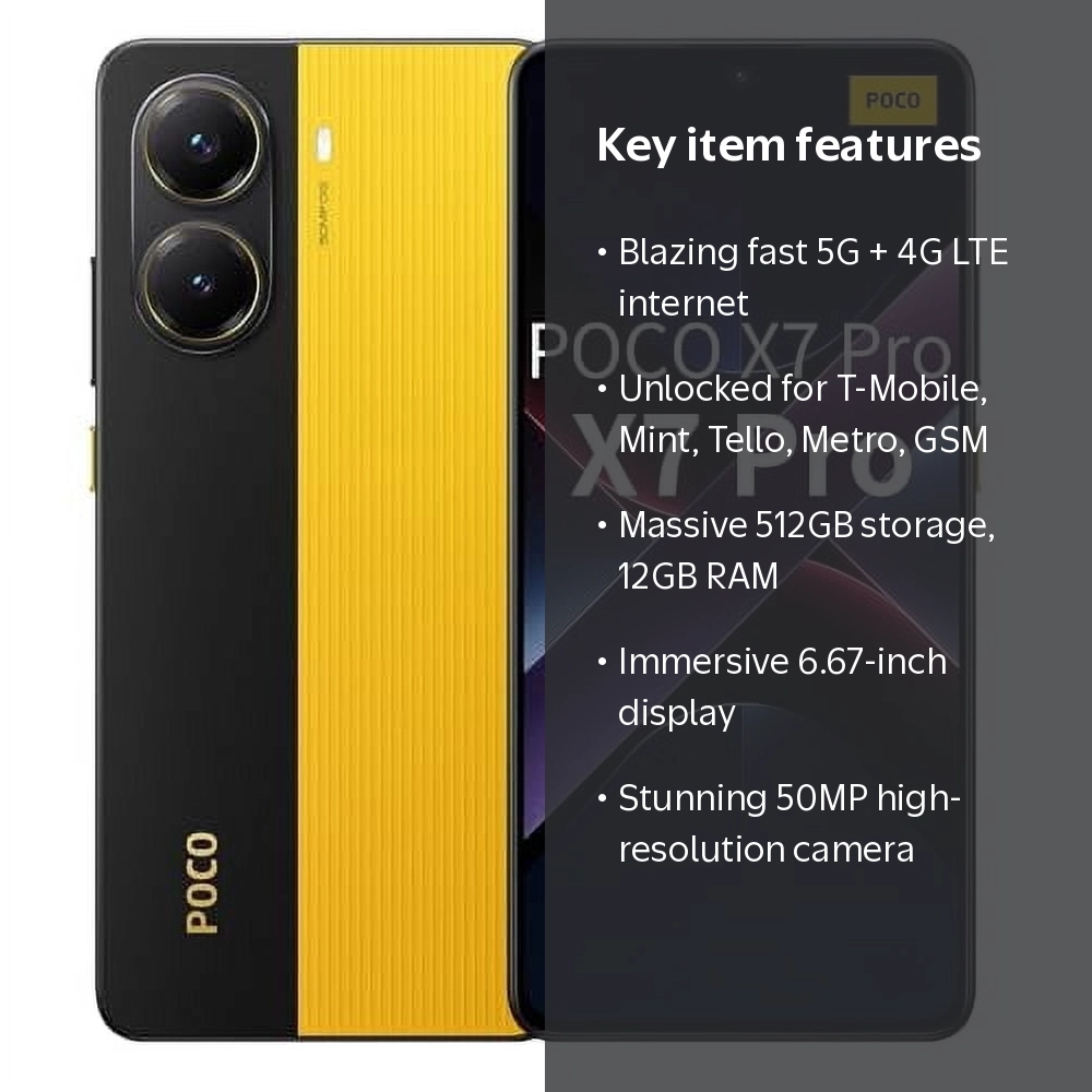 Xiaomi Poco X7 PRO 5G GSM Dual SIM 6.67
