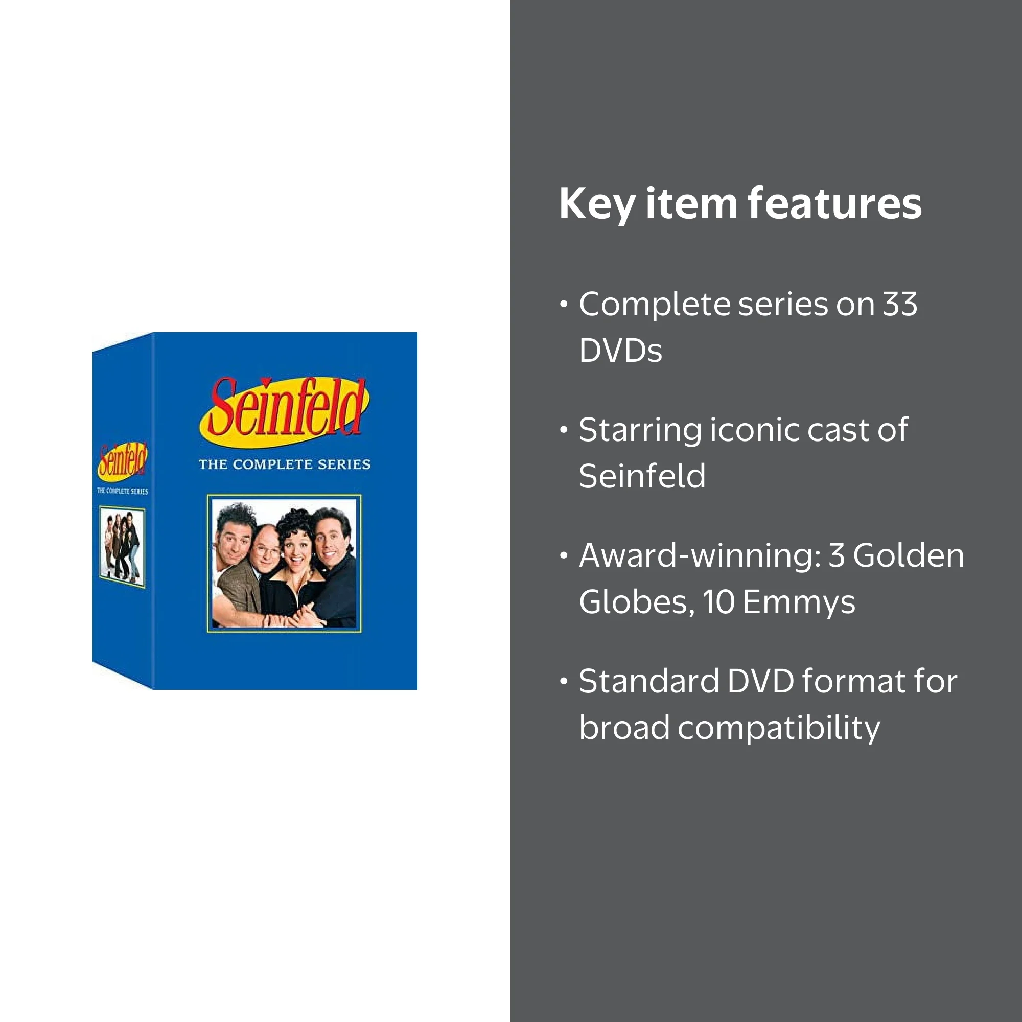 Seinfeld: The Complete Series Box Set (DVD), 33 discs - Walmart.com