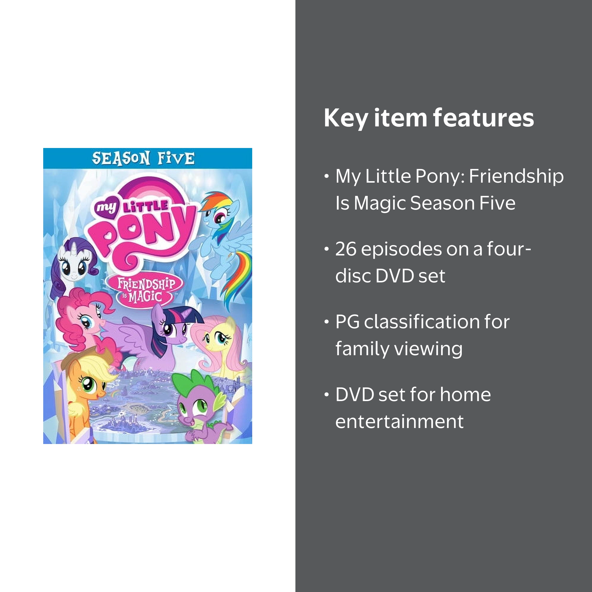My Little Pony Friendship Is Magic: Season Five - Walmart.com