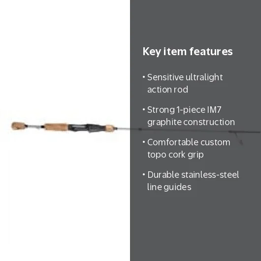 Ozark Trail 50 Ultralight Spinning Rod - IM7 Graphite Blank