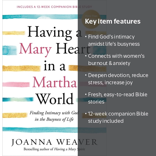 Joanna Weaver, Book, Having a Mary Heart in a Martha World, with