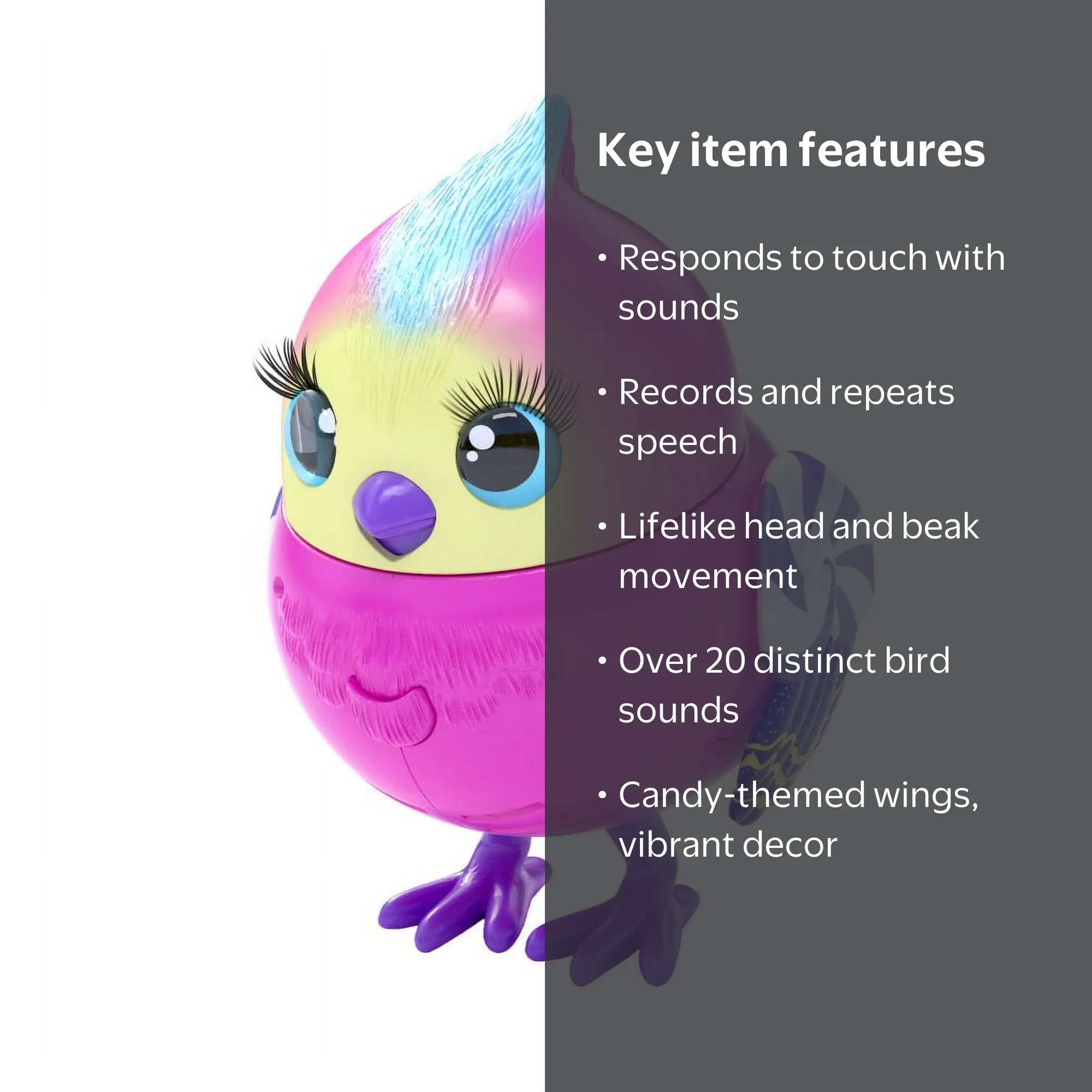 Little Live Pets Lil' Bird - Interactive, New Moving Bird - Candi