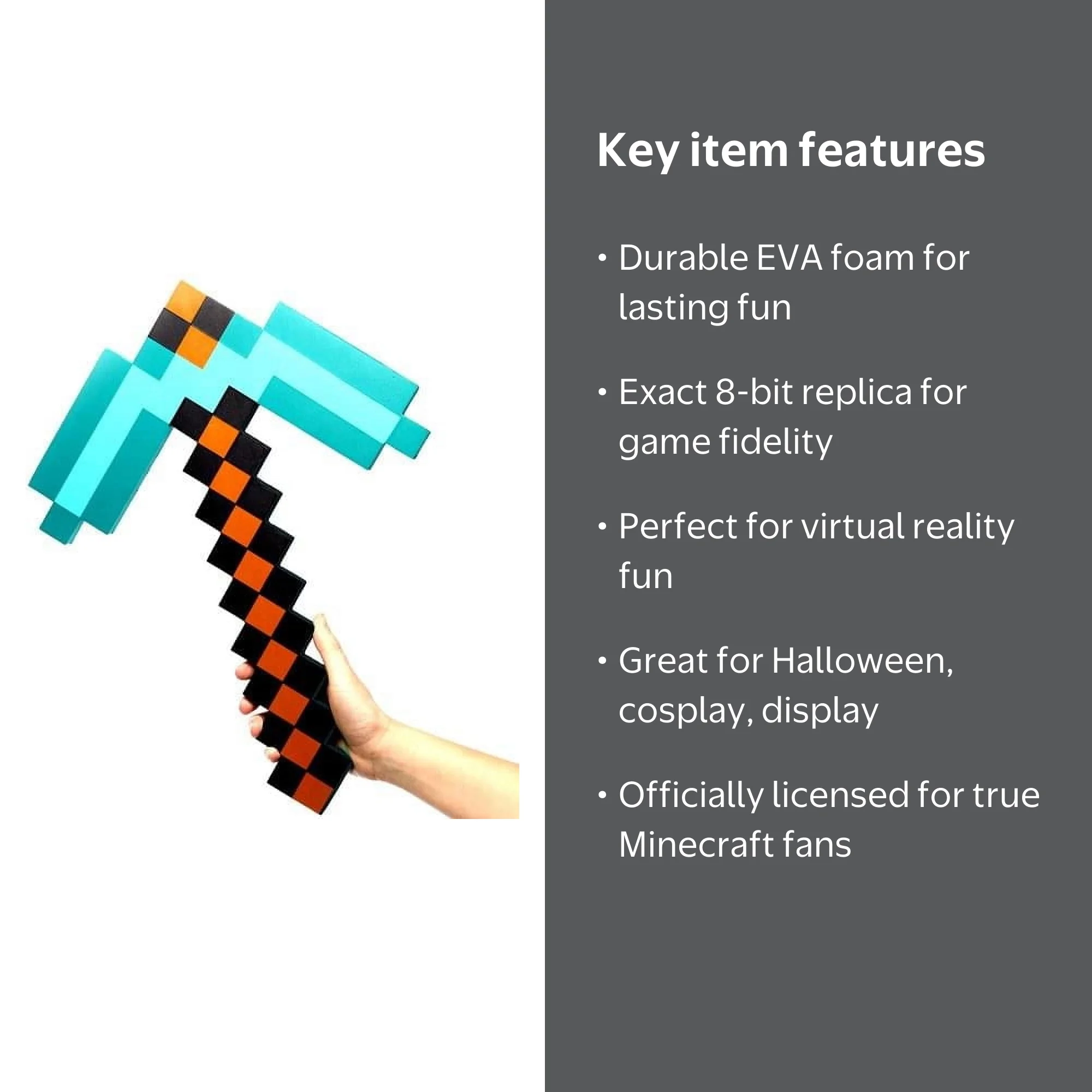 Minecraft Diamond Foam Pickaxe Exclusive - Walmart.com